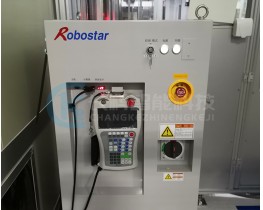 Clean room on-site maintenance of Robostar robot glass substrate handling robot.